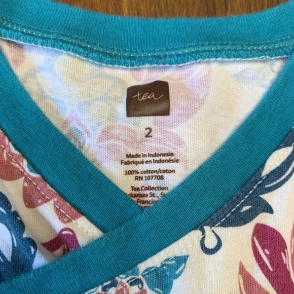 TEA COLLECTION Girls India Holi Dress 2 2T Toddler Girl Summer Wrap Neck - Picture 5 of 5